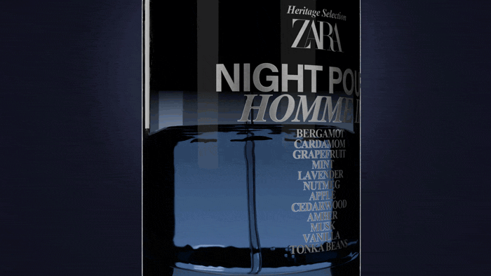 ZARA's "Night Pour Homme II" perfume(图ZNDA5NTY2MDEy) - 产品 - 站酷设计师3droast原创素材 - 站酷ZCOOL