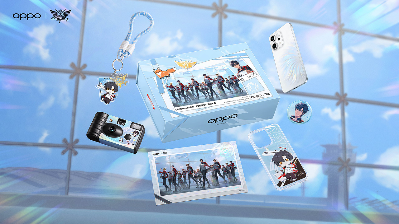 OPPO Reno系列二次元礼盒｜KV拍摄（图ZNDA5NTY3NDQw） - 产品摄影 - 站酷设计师呀是鸭哥啊原创素材 - 站酷ZCOOL