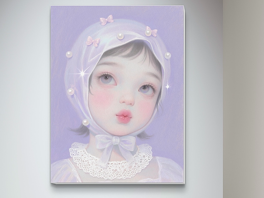 紫雾中的珍珠Pearl in the Violet Mist