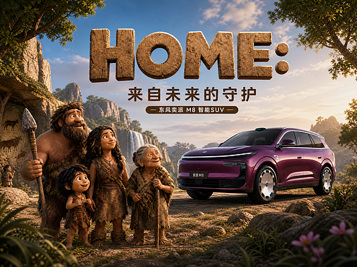 原始人第一次看到汽车，会发生什么？