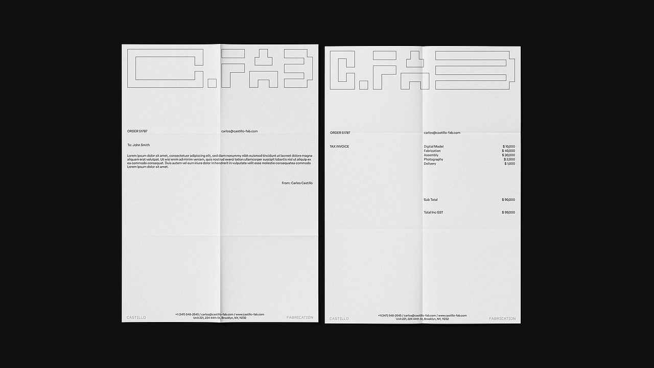 Castillo Fabrication 建筑工作室品牌设计｜W-H-OLE（图ZNDA5NTc1ODc2） - 品牌 - 站酷设计师WHOLE一个设计原创素材 - 站酷ZCOOL