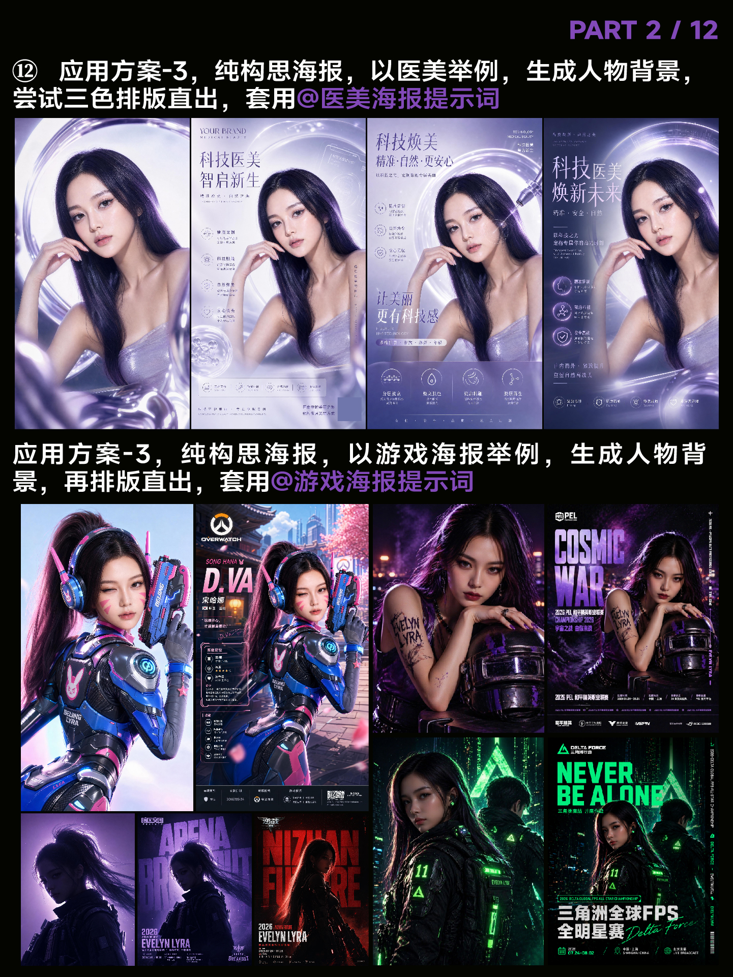 虚拟偶像代言人-lyra✨全流程附提示词（图ZMTU3Mjk3NTI=） - 教程 - 站酷设计师艾亿客原创素材 - 站酷ZCOOL