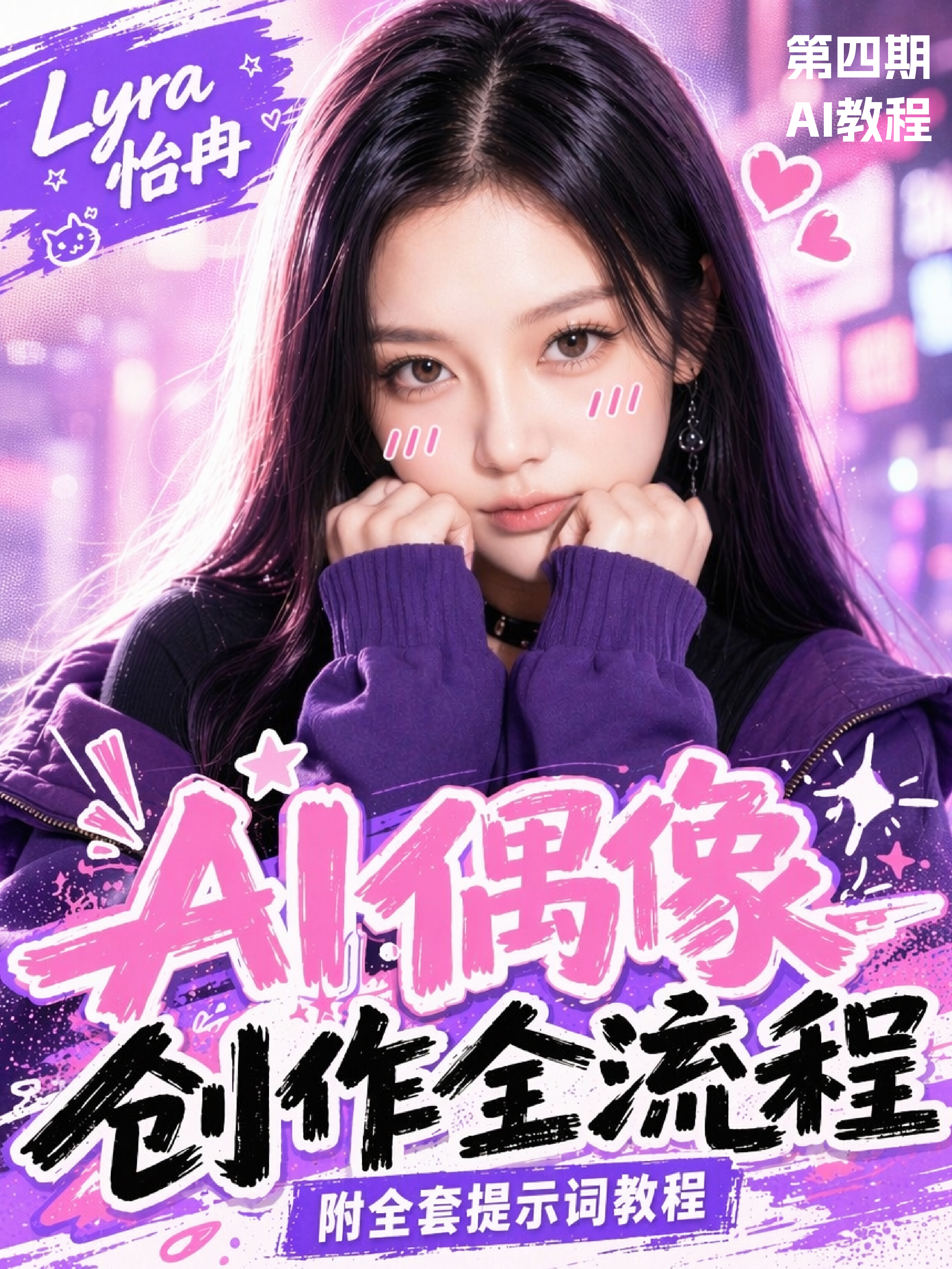 虚拟偶像代言人-lyra✨全流程附提示词（图ZMTU3Mjk2OTY=） - 教程 - 站酷设计师艾亿客原创素材 - 站酷ZCOOL
