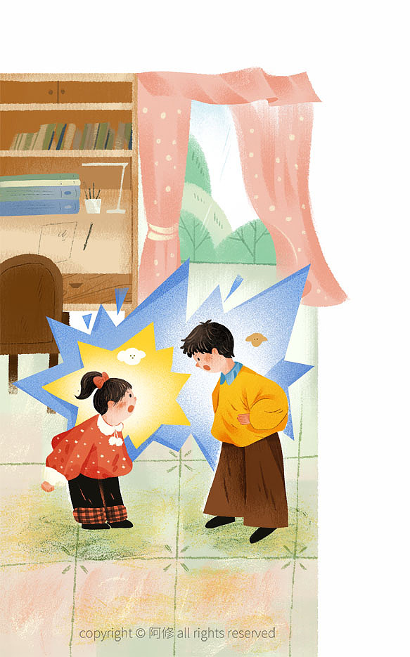 近期杂志配图合集《小十月》《小学生拼音报》（图ZNDA5NTk0NDcy） - 儿童插画 - 站酷设计师阿修wenzi原创素材 - 站酷ZCOOL