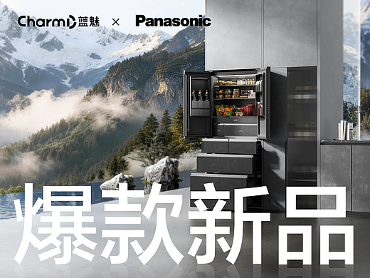 [ Panasonic-喜马拉雅600L冰箱 ] 视觉设计