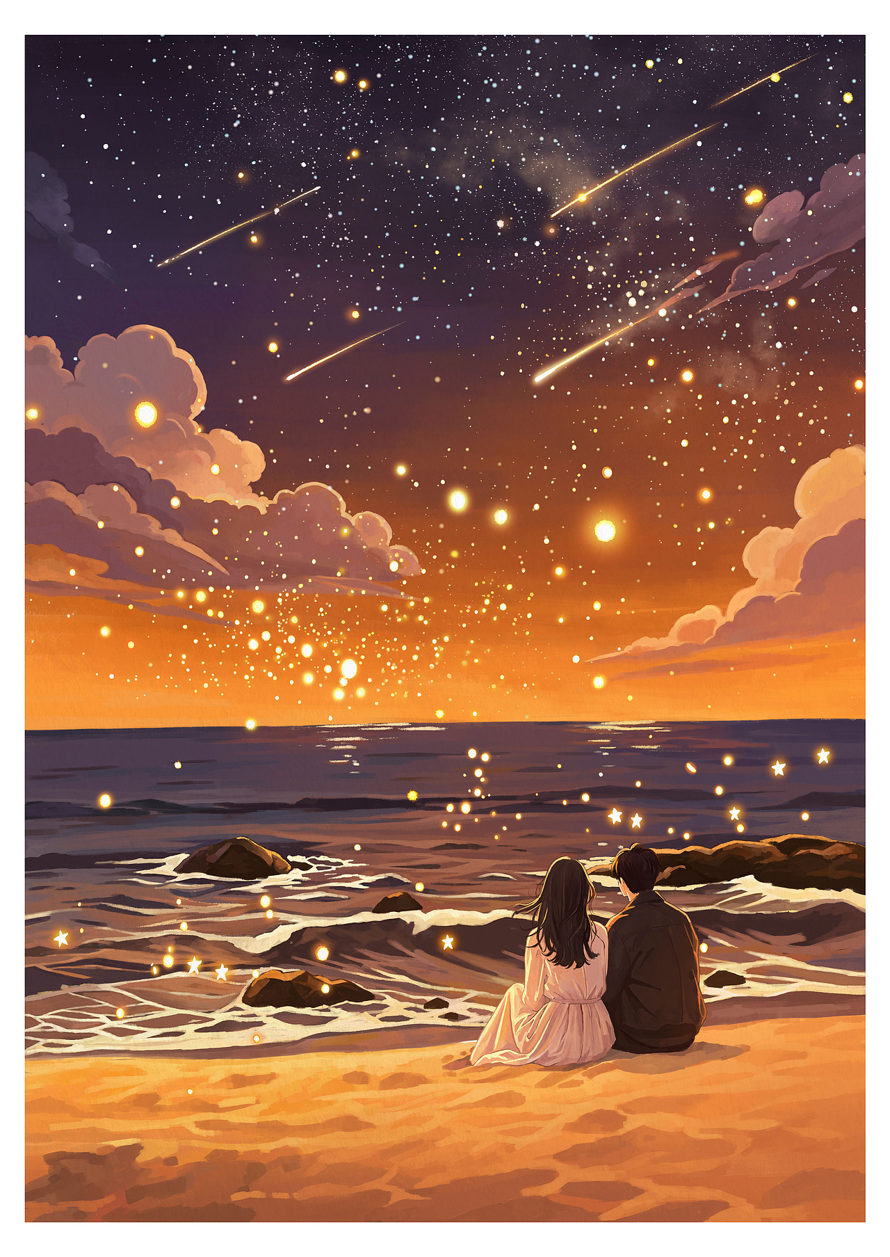 流星（图ZNDA5NjE4ODcy） - 商业插画 - 站酷设计师一寒星一原创素材 - 站酷ZCOOL