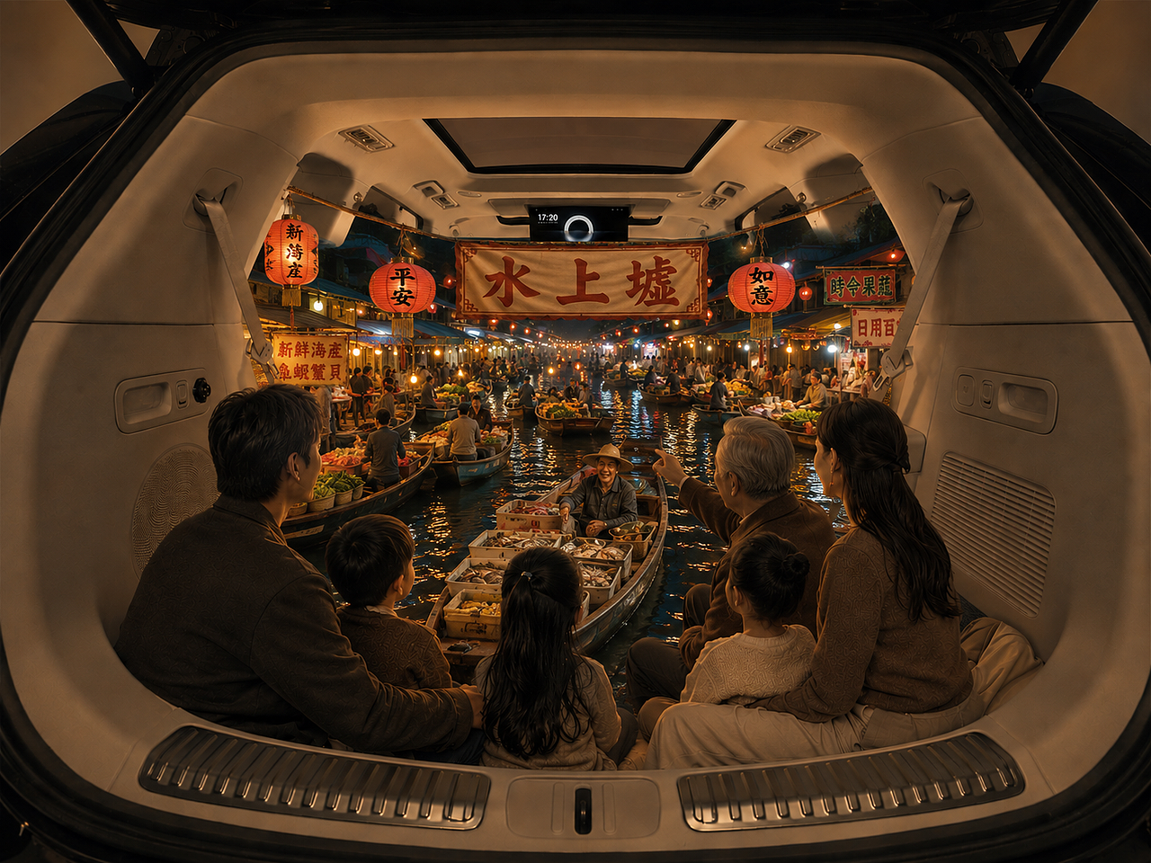 一车容万象,载尽岭南风华(图ZNDA5NjI0NjQw) - AI作品 - 站酷设计师林木栋原创素材 - 站酷ZCOOL