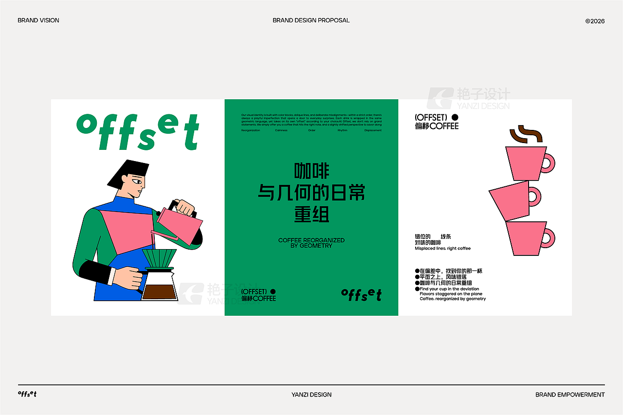 品牌设计- Offset偏移咖啡-品牌提案(图ZNDA5NjI5Njcy) - 品牌 - 站酷设计师艳子设计原创素材 - 站酷ZCOOL