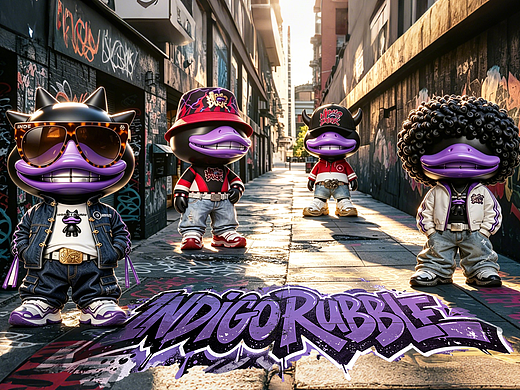 INDIGO RUBBLE——靛蓝废墟