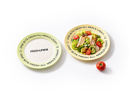 FRESHUP鲜渡丨轻食品牌设计