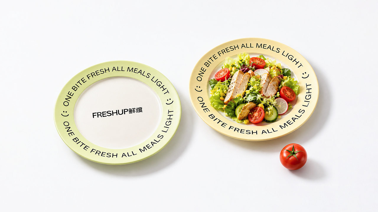 FRESHUP鲜渡丨轻食品牌设计（图ZNDA5NjMxNzgw） - 品牌 - 站酷设计师酒让原创素材 - 站酷ZCOOL
