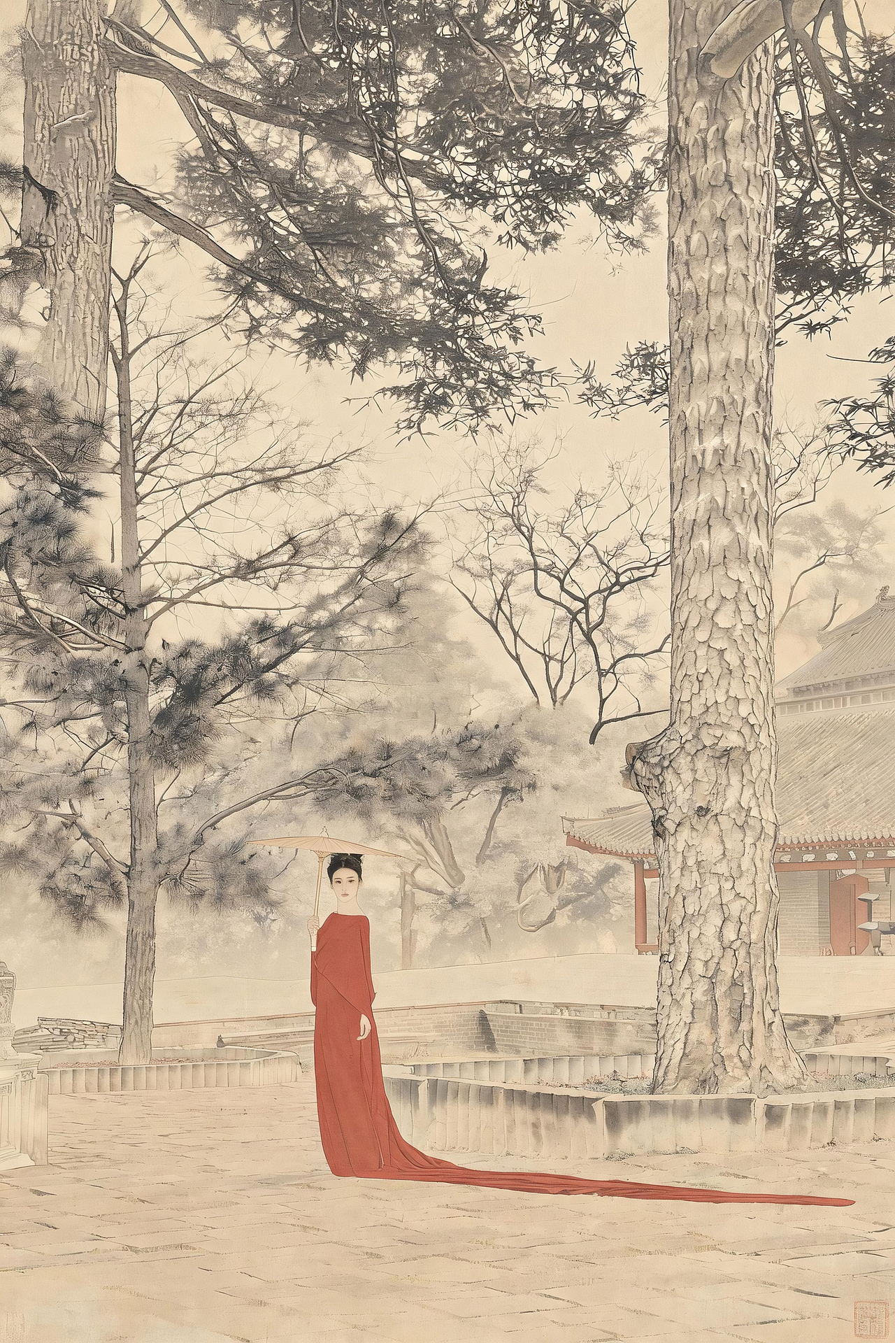 普通照片，PS修出千年古画感（图ZNDA5NjMzMjEy） - 人像摄影 - 站酷设计师教摄影的张老师原创素材 - 站酷ZCOOL