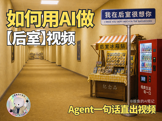 摸鱼AI | 当后室在中国🔥如何用AI直出后室风视频