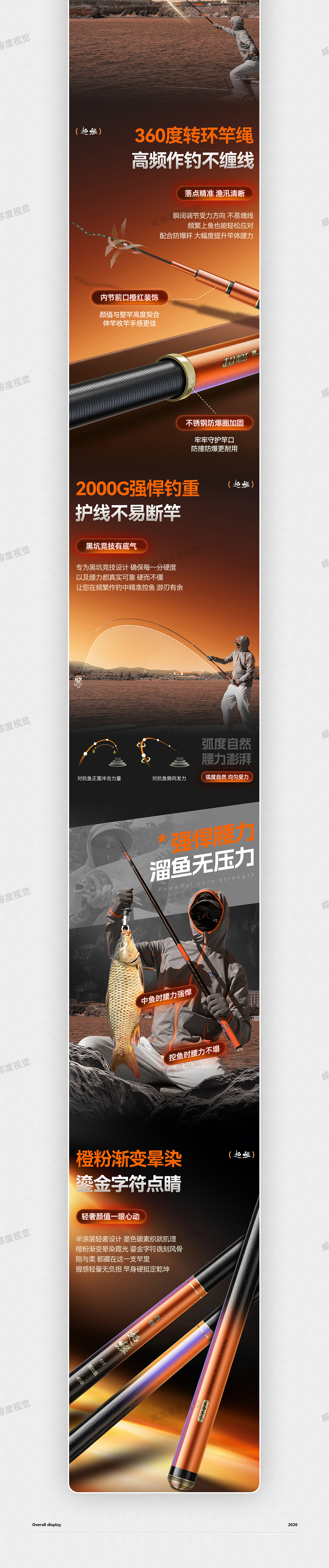 渔具户外用品 黑坑竿电商详情页展示(图ZNDA5NjY1NDQ4) - 电商 - 站酷设计师零度渔具视觉原创素材 - 站酷ZCOOL
