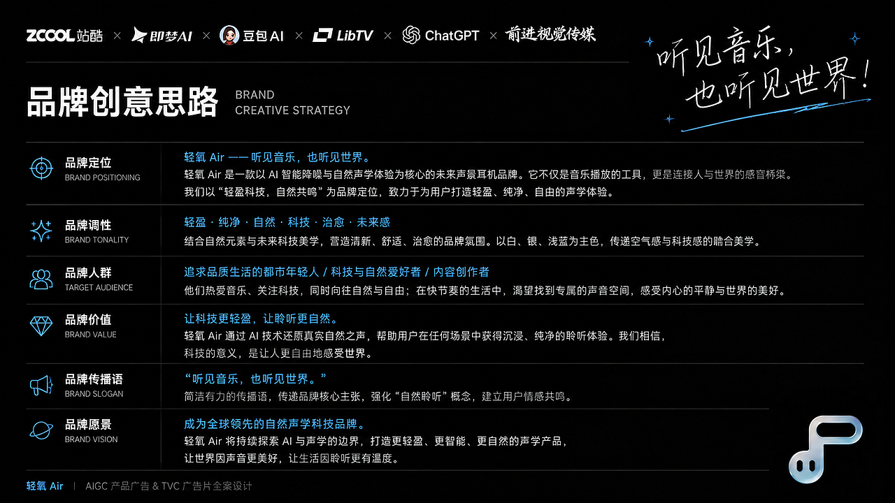《听见音乐，也听见世界》｜轻氧Air品牌视觉全案设计（图ZNDA5NjgxNDY0） - AI作品 - 站酷设计师前进视觉原创素材 - 站酷ZCOOL