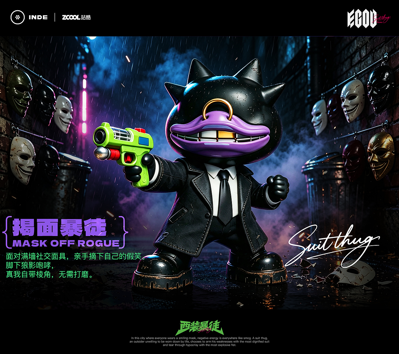 EGOD-西装暴徒（图ZNDA5NjgyMDQ4） - 人物/生物 - 站酷设计师鹏克创意原创素材 - 站酷ZCOOL