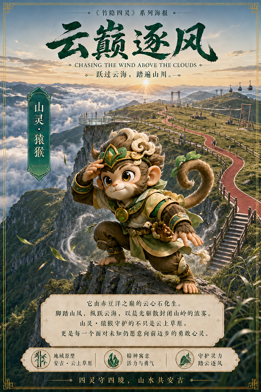 竹隐四灵·山水共安吉丨安吉城市山水IP形象设计(图ZNDA5Njg0MzA0) - IP形象 - 站酷设计师SVEN星原创素材 - 站酷ZCOOL