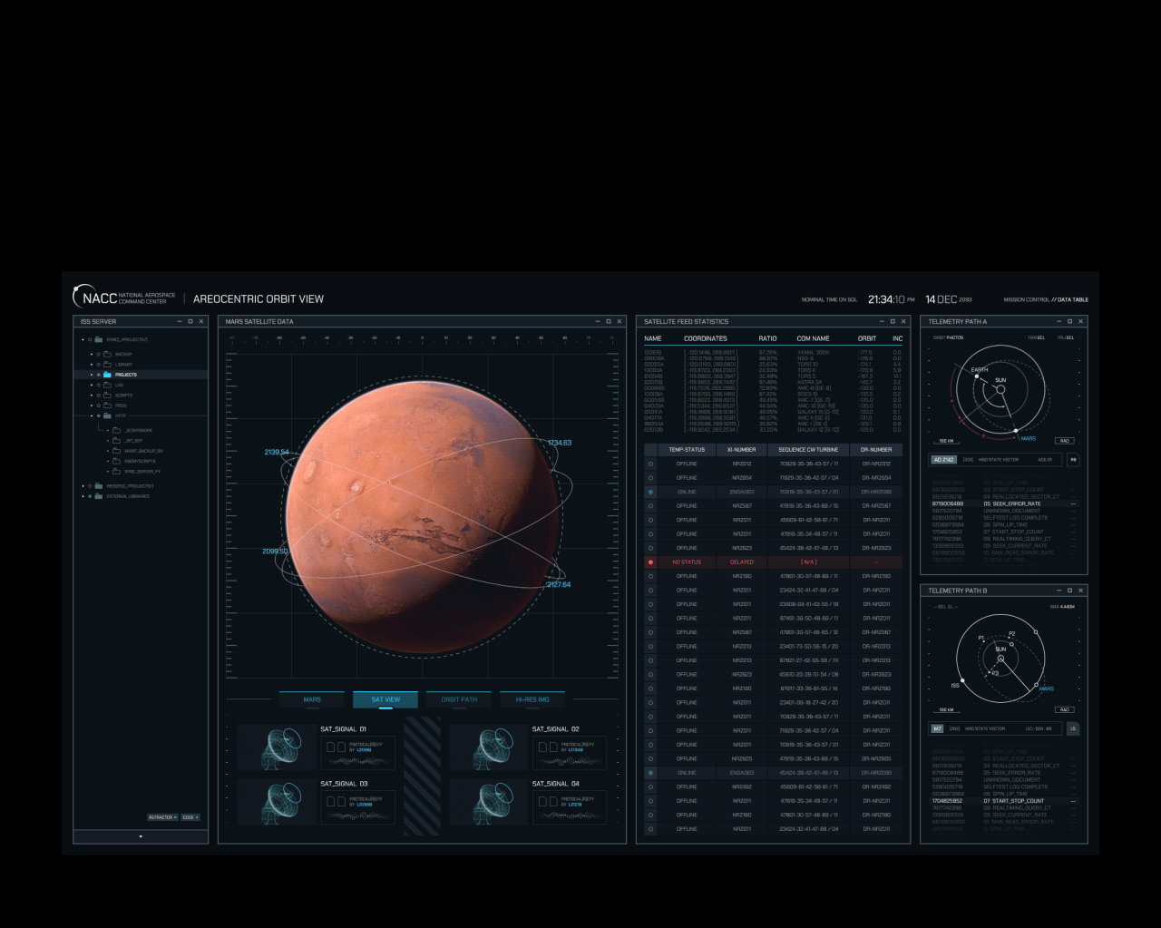 Marspace 火星探索概念FUI（图ZNDA5Njg2ODQw） - 其他UI - 站酷设计师咖喱l波特原创素材 - 站酷ZCOOL