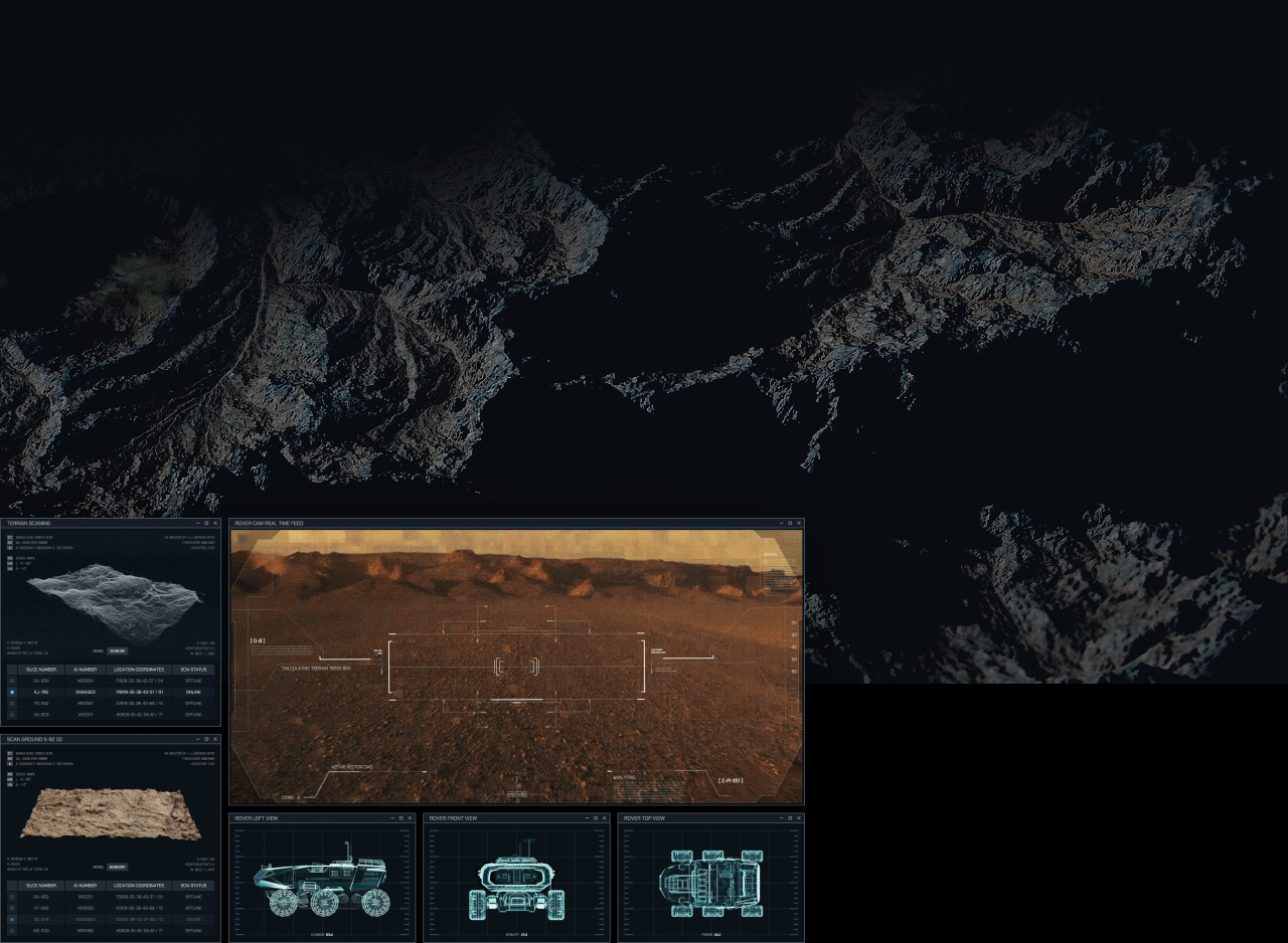 Marspace 火星探索概念FUI（图ZNDA5Njg2ODc2） - 其他UI - 站酷设计师咖喱l波特原创素材 - 站酷ZCOOL