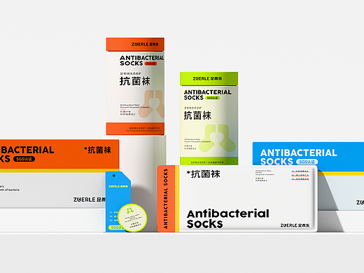 ZUERLE丨袜子品牌设计 包装设计