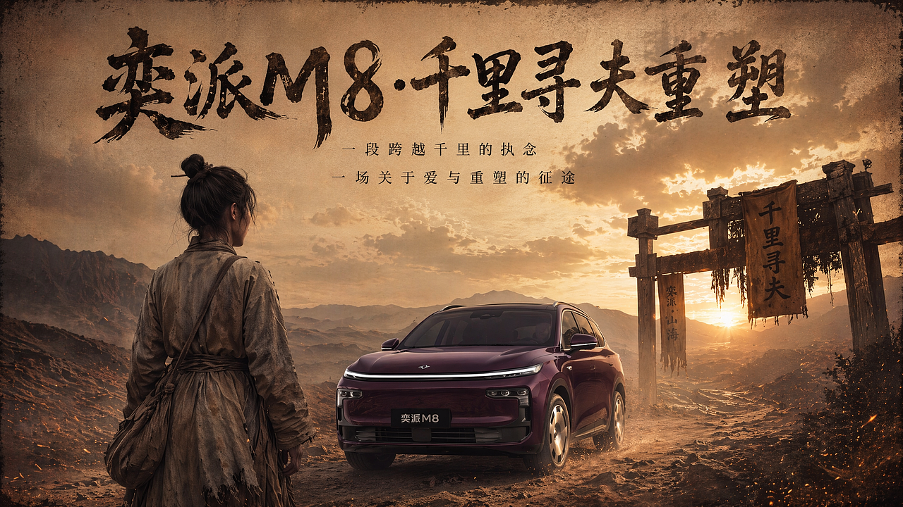 奕派 M8・千里寻夫重塑(图ZNDA5NzA0Mjg4) - AI作品 - 站酷设计师周小贺原创素材 - 站酷ZCOOL