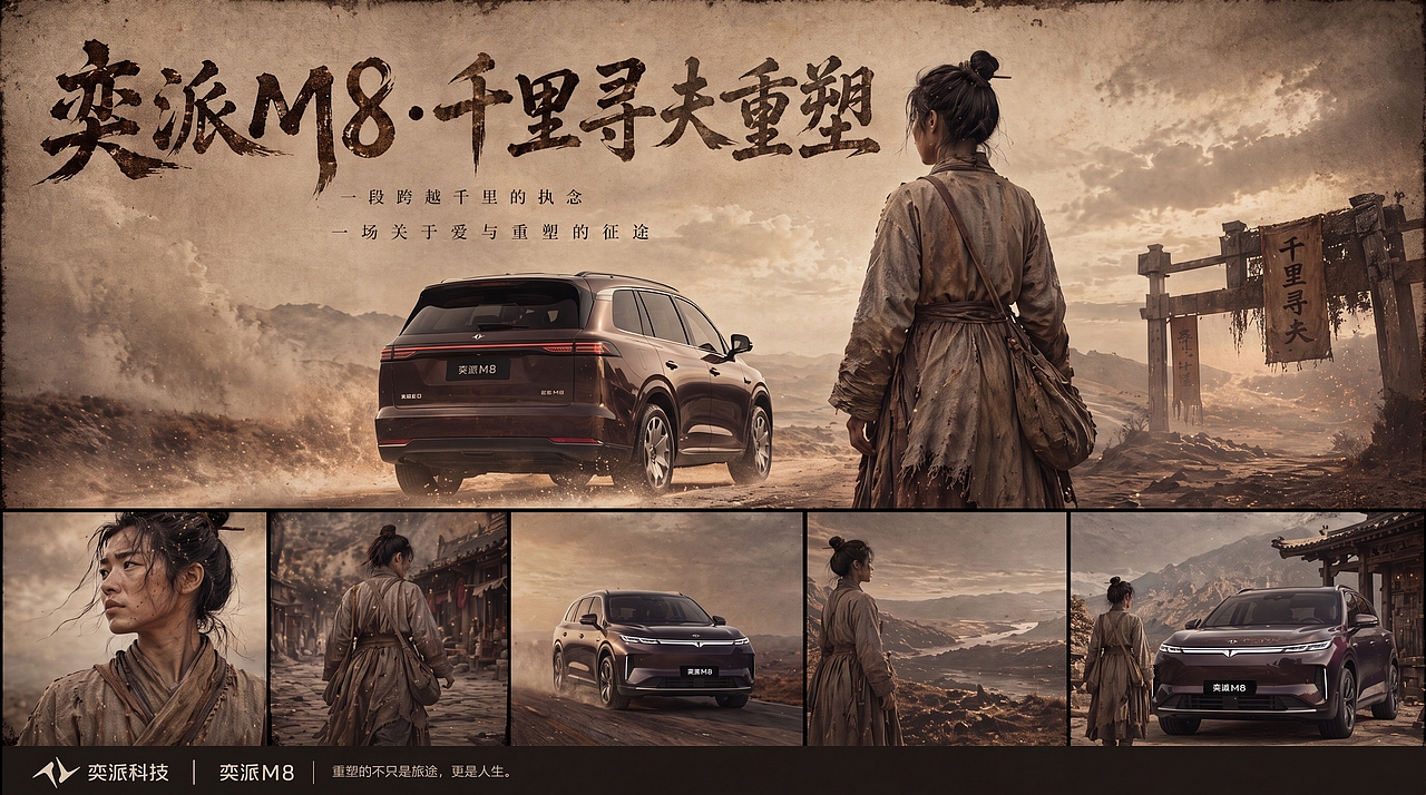 奕派 M8・千里寻夫重塑(图ZNDA5NzA0MzAw) - AI作品 - 站酷设计师周小贺原创素材 - 站酷ZCOOL