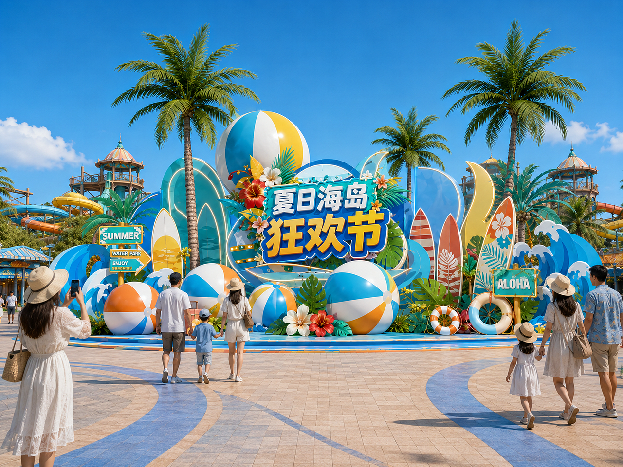不会做美陈方案？我让AI从创意到效果图全做了一遍（图ZNDA5NzA1MzYw） - 景观设计 - 站酷设计师古月AI设计原创素材 - 站酷ZCOOL