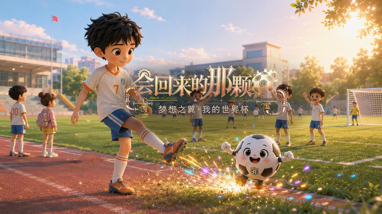 梦想之翼·我的世界杯 | 会回来的那颗球(图ZNDA5NzA1OTA0) - AI作品 - 站酷设计师静颜Elaine原创素材 - 站酷ZCOOL