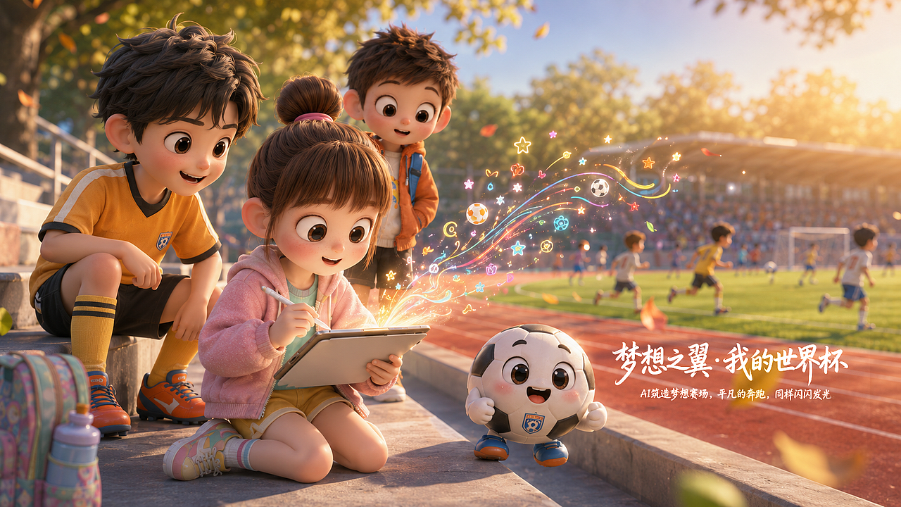 梦想之翼·我的世界杯 | 会回来的那颗球(图ZNDA5NzA2NjUy) - AI作品 - 站酷设计师静颜Elaine原创素材 - 站酷ZCOOL