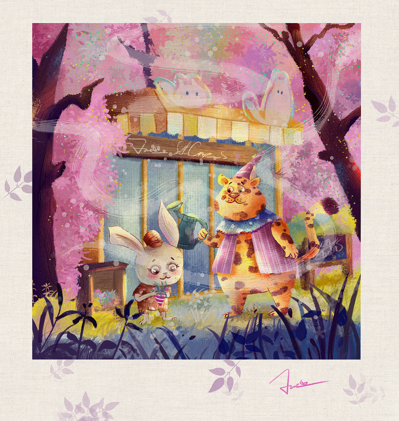 儿童插画，角色设计（图ZNDA5NzA3NzY0） - 儿童插画 - 站酷设计师瑷jane兔子原创素材 - 站酷ZCOOL