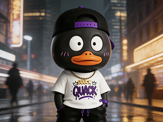ODUCK VIBE 双手插兜