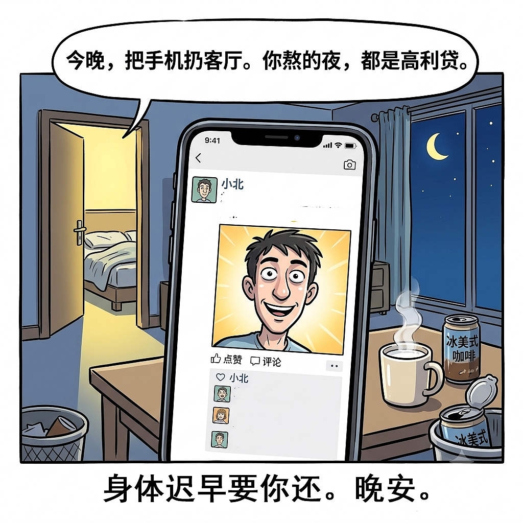 "补觉就行"?错过这4小时,白天睡12小时也白搭(图ZNDA5NzE0Mzk2) - 中/长篇漫画 - 站酷设计师huashuoshi原创素材 - 站酷ZCOOL