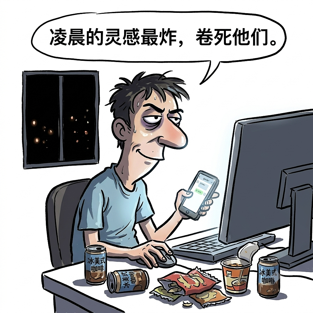 "补觉就行"?错过这4小时,白天睡12小时也白搭(图ZNDA5NzE0MzYw) - 中/长篇漫画 - 站酷设计师huashuoshi原创素材 - 站酷ZCOOL