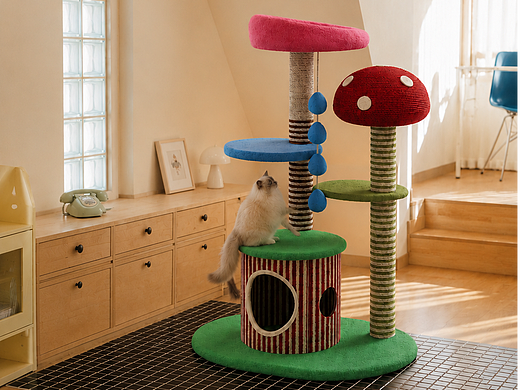 蘑菇屋猫爬架