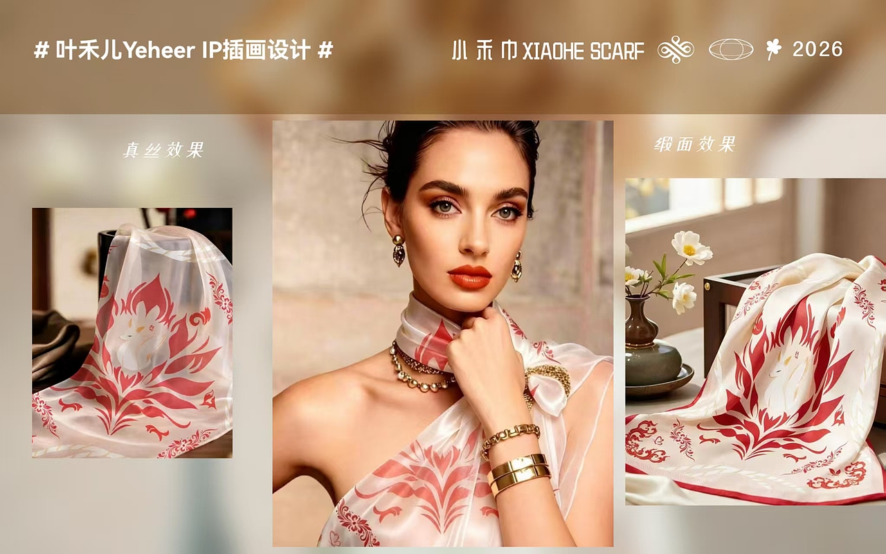花影流年·丝语呢喃（图ZNDA5NzM1NDUy） - 商业插画 - 站酷设计师yeheer原创素材 - 站酷ZCOOL