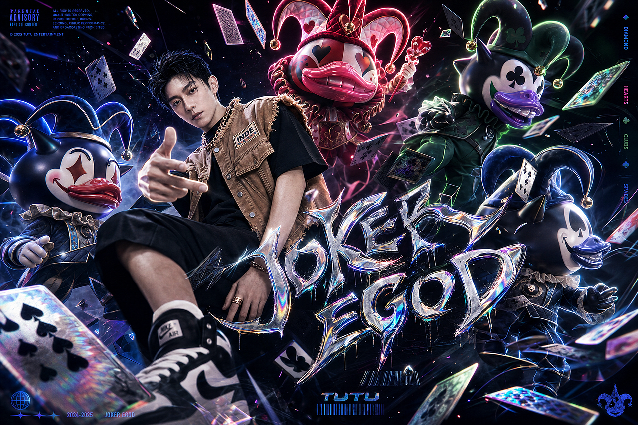 【JOKER EGOD】歌曲MV #MVLAND 嘻哈狂欢派对(图ZNDA5NzM4Mzky) - AI作品 - 站酷设计师AI图图原创素材 - 站酷ZCOOL