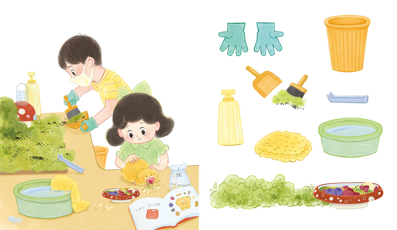 我的仓鼠朋友（图ZNDA5NzM4NTUy） - 儿童插画 - 站酷设计师月七初0原创素材 - 站酷ZCOOL