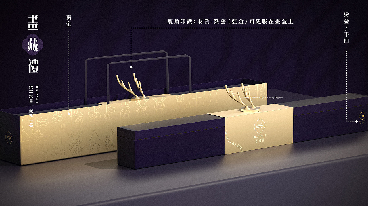 北京二山造物原创|书画收藏类国风文创礼盒包装设计(图ZNDA5NzQwMzUy) - 包装 - 站酷设计师二山造物原创素材 - 站酷ZCOOL