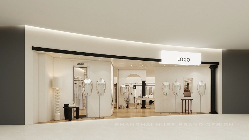 女装店法式试衣间设计,布艺门帘兼顾隐私与温柔氛围感(图ZNDA5NzUxMDIw) - 商业空间设计 - 站酷设计师木村空间美学原创素材 - 站酷ZCOOL