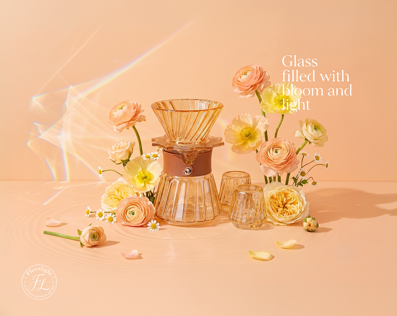 AIGC 视觉实验丨 一花入杯,一光成璃(图ZNDA5NzU0ODMy) - AI作品 - 站酷设计师孙啊尧原创素材 - 站酷ZCOOL