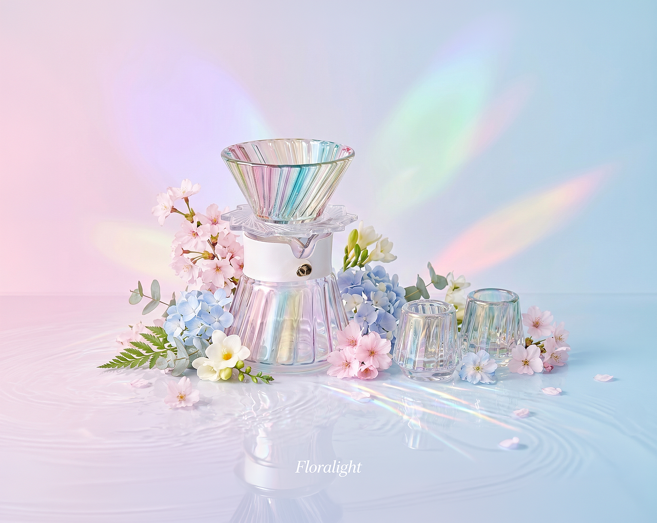 AIGC 视觉实验丨 一花入杯,一光成璃(图ZNDA5NzU0ODA0) - AI作品 - 站酷设计师孙啊尧原创素材 - 站酷ZCOOL