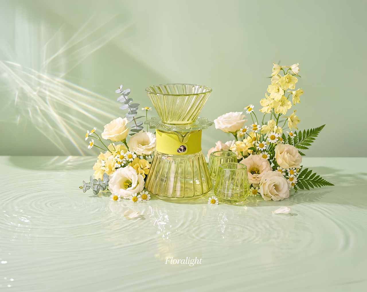 AIGC 视觉实验丨 一花入杯,一光成璃(图ZNDA5NzU0ODg4) - AI作品 - 站酷设计师孙啊尧原创素材 - 站酷ZCOOL