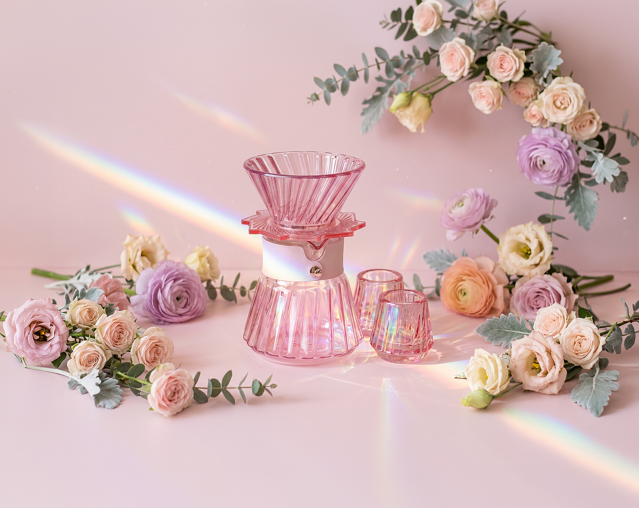 AIGC 视觉实验丨 一花入杯,一光成璃(图ZNDA5NzU0OTIw) - AI作品 - 站酷设计师孙啊尧原创素材 - 站酷ZCOOL