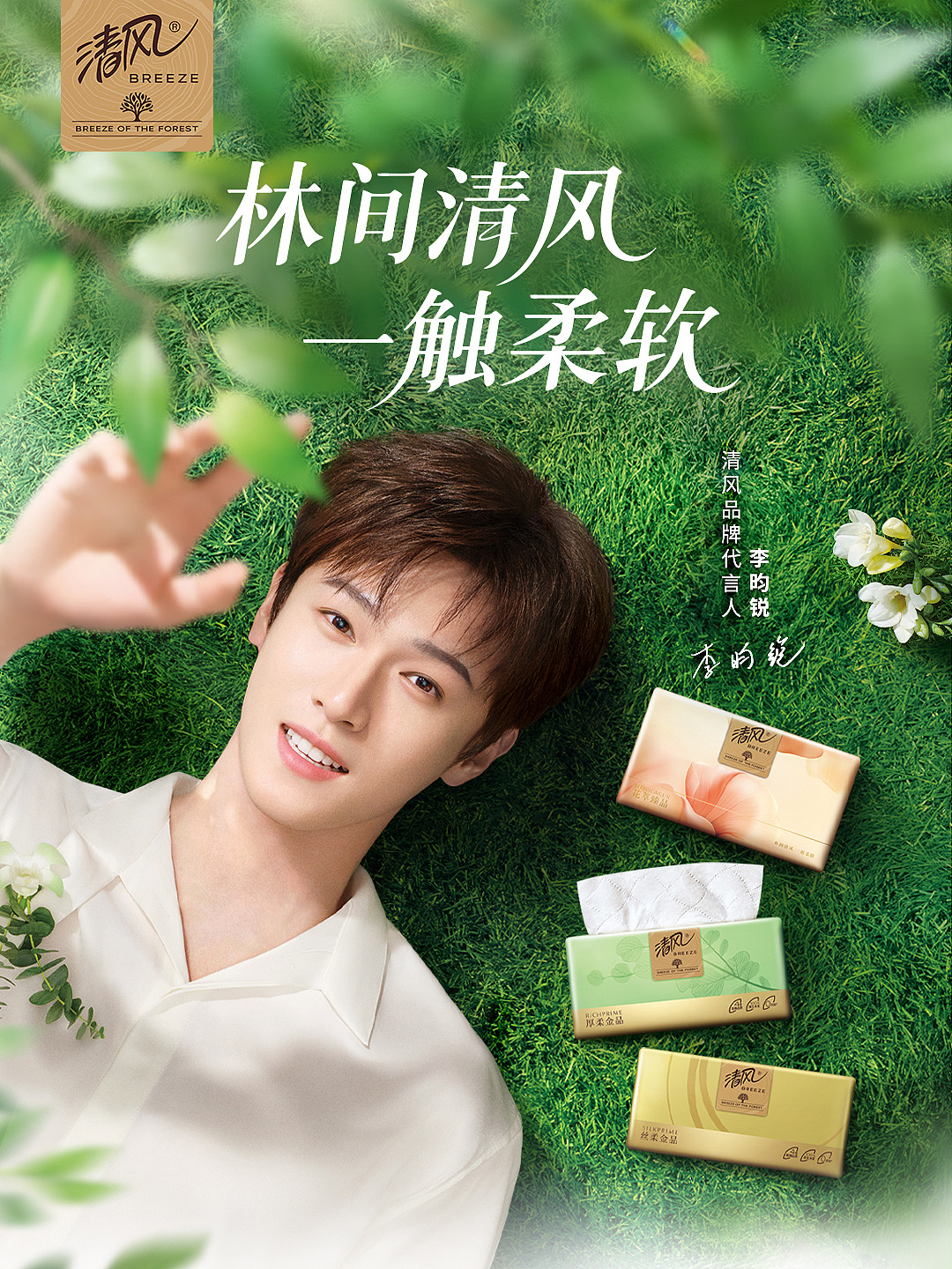 李昀锐清风纸巾代言（图ZNDA5NzY0MzQw） - 时尚/艺术摄影 - 站酷设计师修图师Dahai大海原创素材 - 站酷ZCOOL