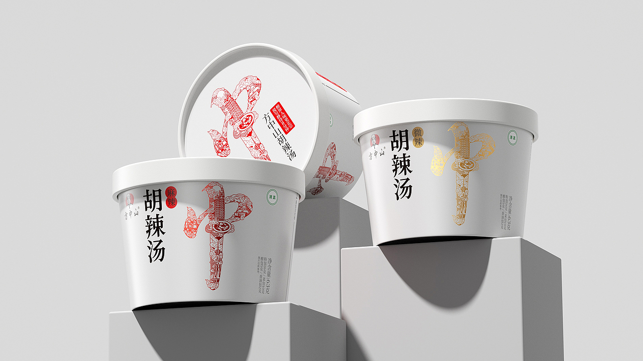 方中山水冲速食胡辣汤新品视觉设计(图ZNDA5NzY2MDIw) - 包装 - 站酷设计师蓝色盛火原创素材 - 站酷ZCOOL