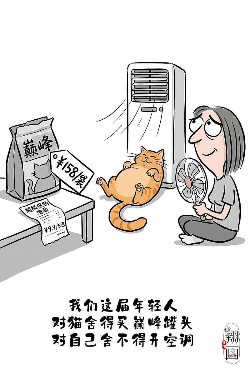 三伏天不敢开空调的人,到底在怕什么?(图ZNDA5NzY3MzQ0) - 中/长篇漫画 - 站酷设计师huashuoshi原创素材 - 站酷ZCOOL