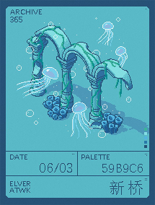 365诞生色-06/June（图ZNDA5NzY5MDQ0） - 像素画 - 站酷设计师Aaron_Elver原创素材 - 站酷ZCOOL