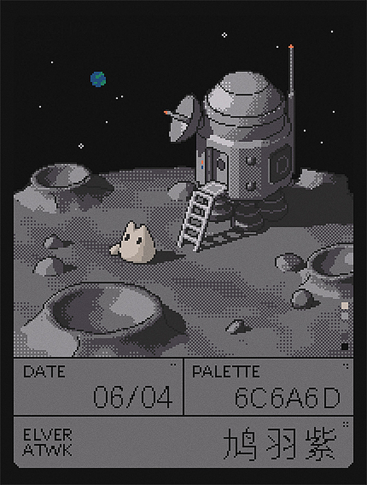 365诞生色-06/June（图ZNDA5NzY5MDQ4） - 像素画 - 站酷设计师Aaron_Elver原创素材 - 站酷ZCOOL