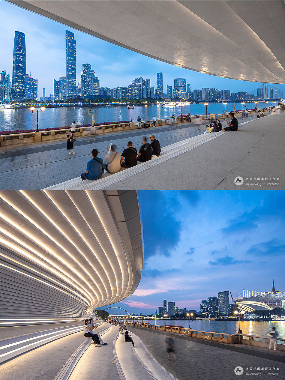 「建筑摄影」广州塔滨水大台阶（图ZNDA5Nzg3MTEy） - 环境/建筑摄影 - 站酷设计师诺金浮图原创素材 - 站酷ZCOOL