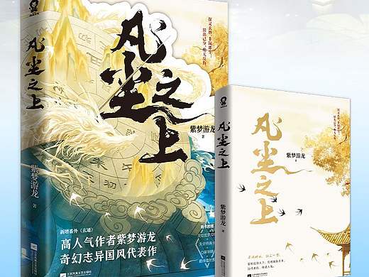 为实体书《凡尘之上》绘制的封面